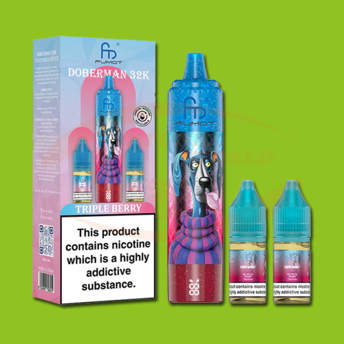 FUMOT Doberman 32K 20 mg Triple Berry