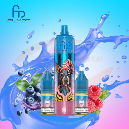 FUMOT Doberman 32K 20 mg Blueberry Raspberry