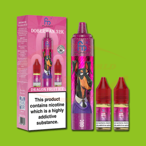 FUMOT Doberman 32K 20 mg Fruit Dragon Glacé