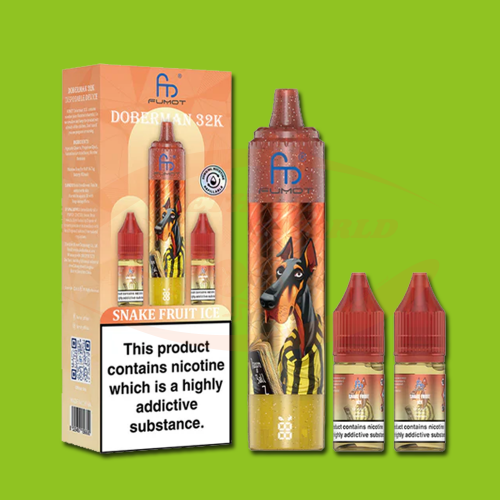 FUMOT Doberman 32K 20 mg Fruit Serpent Glacé